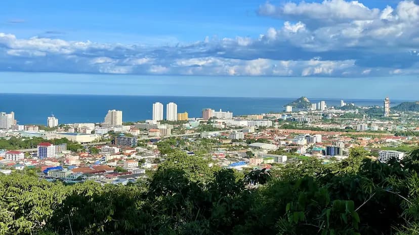 Sunny beach in Hua Hin