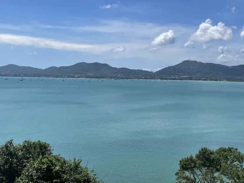 Vibrant beach in Phuket